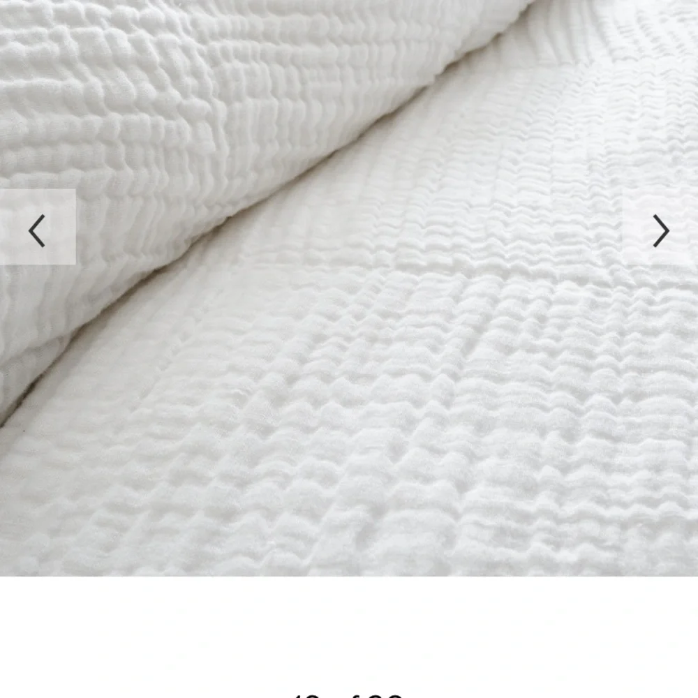 Pottery Barn White Cloud Cotton Duvet and Shams - Picture 2 of 5
